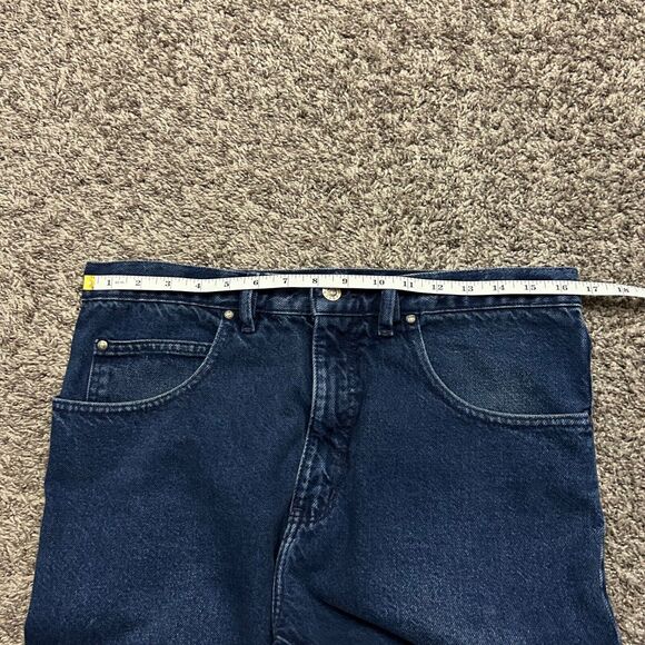 Vintage Anchor Blue Baggy Jeans Relaxed Fit y2k Pants Dark Blue 33x28 - Picture 3 of 9